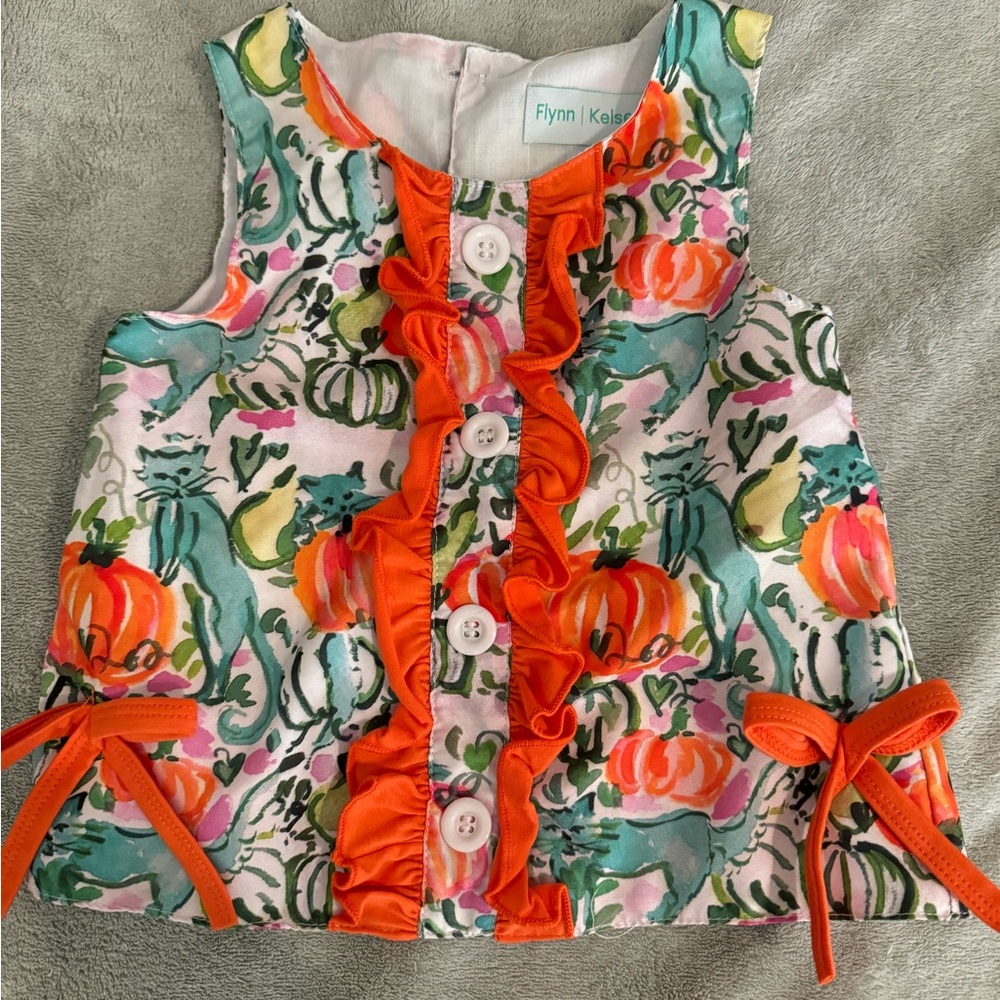 6-12 month pumpkin dress
